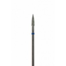 Фреза алмазная цилиндрическая стрельчатый конец синяя 2,5 мм (025)